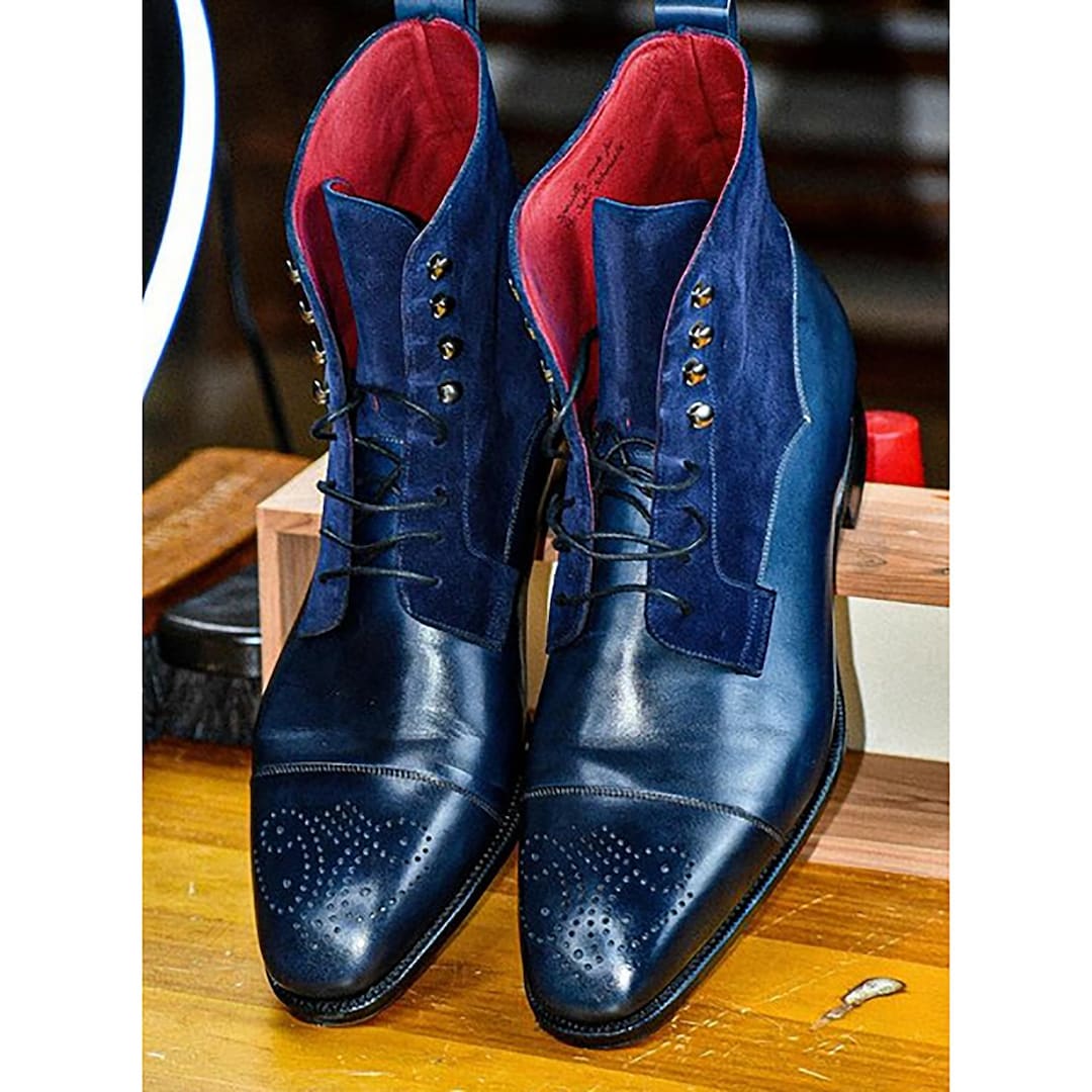 mens high heel dress boots