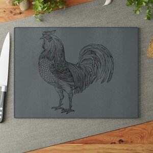Rooster Cutting Board, Pick your Size!, Chopping Board, Charcuterie Board, Gift for Mom, Gift for Grandma, Mothers Day Gift