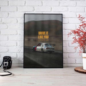 BMW-poster, autoposter minimalistisch, modern, kantoormuurkunst, slaapkamerkunst, kartel de autos minimalista