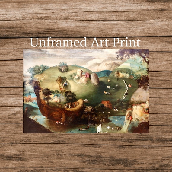 Anthropomorphic Landscape, Female Portrait, Surreal Renaissance