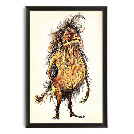 Vintage Folklore Creature Painting, Elves and Woodland Creatures, Monster  Art, Bugaboo, Gremlin Art, German Scandinavia, Silly Monster, Elf - Etsy