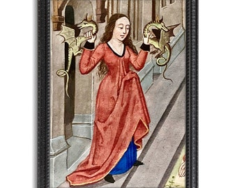 Medieval Illustration, 5x7