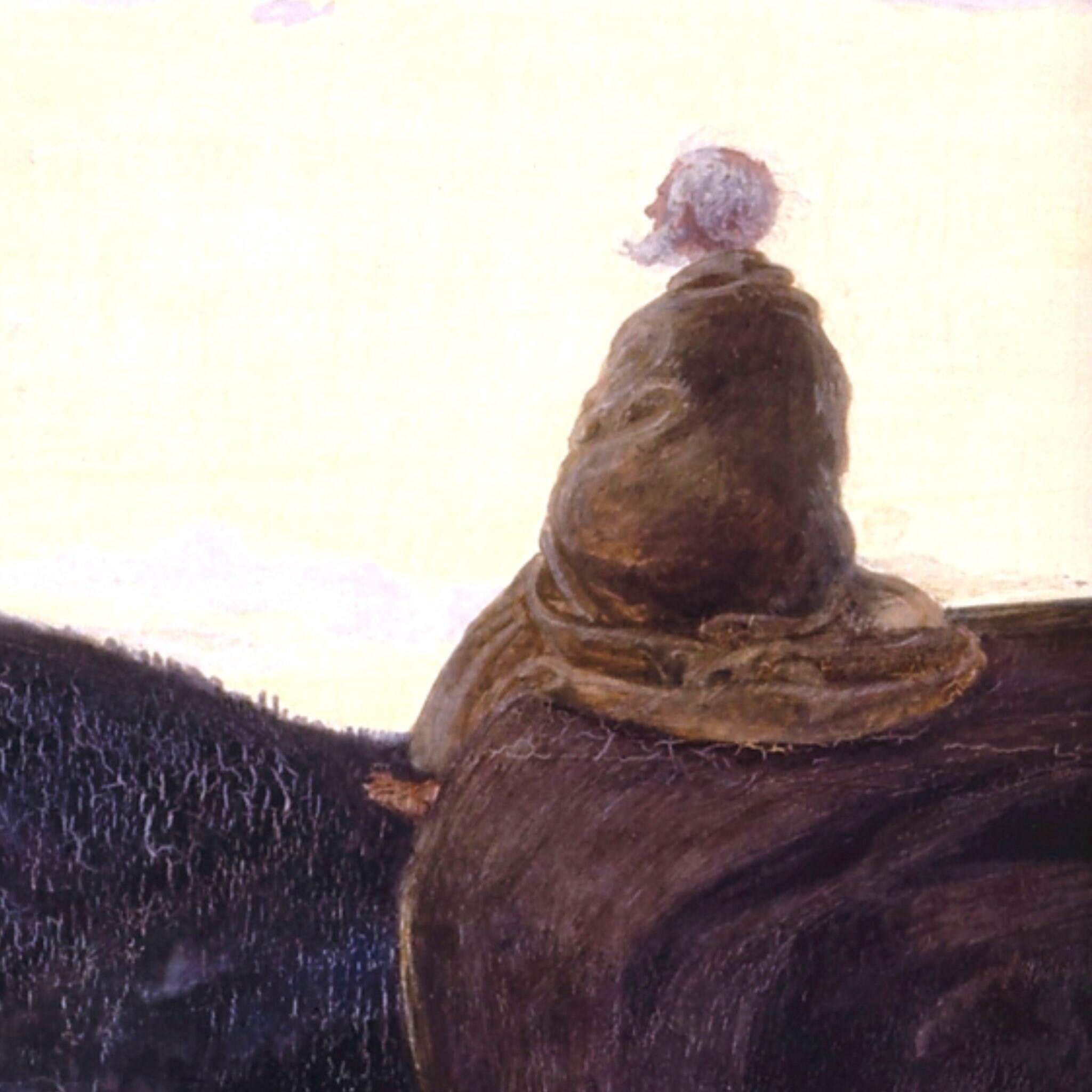 Three Hermits, Antique Fantasy Artwork, Albert Welti, High Quality Art