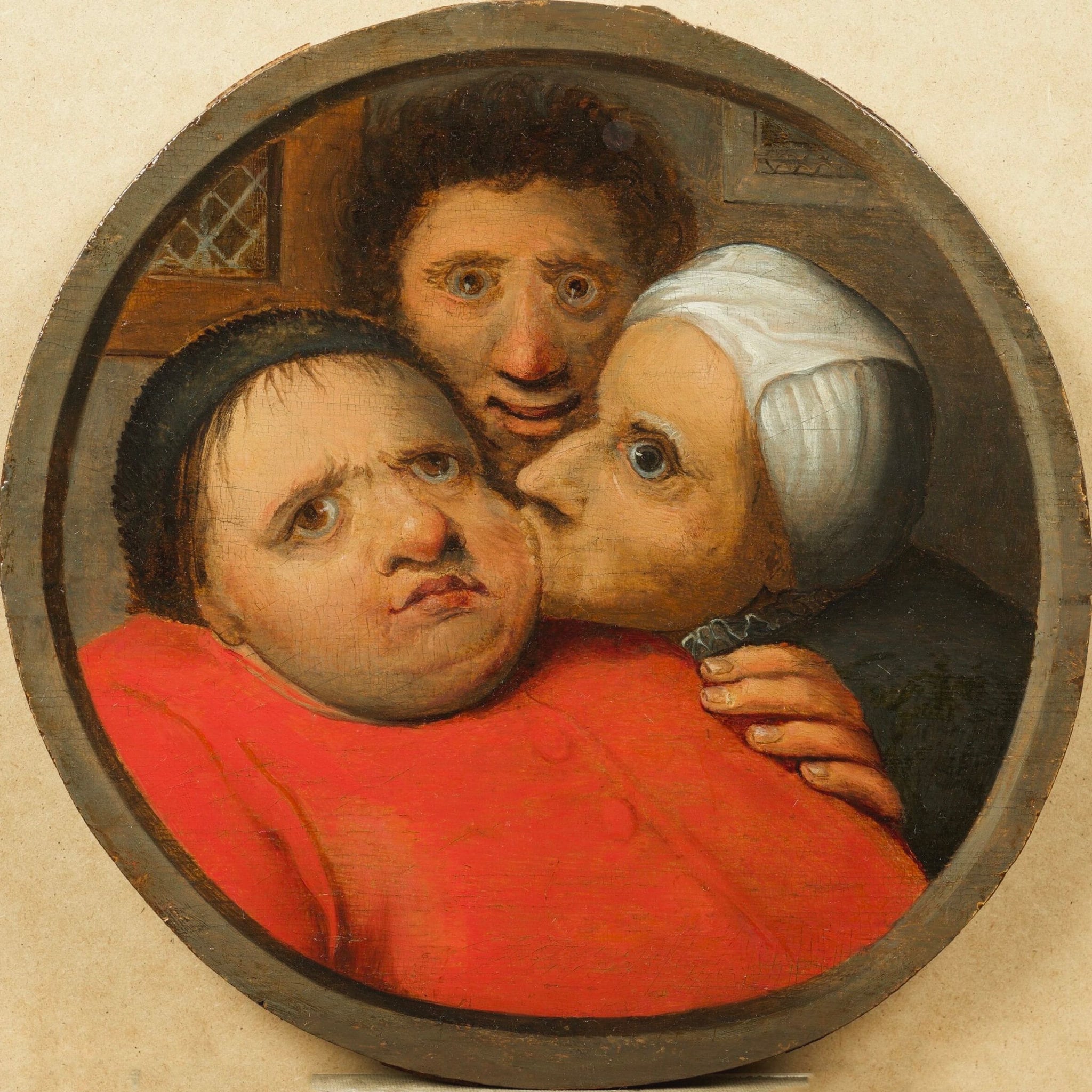 Weird Renaissance Art Print, Flemish Painting Detail, Square - Etsy