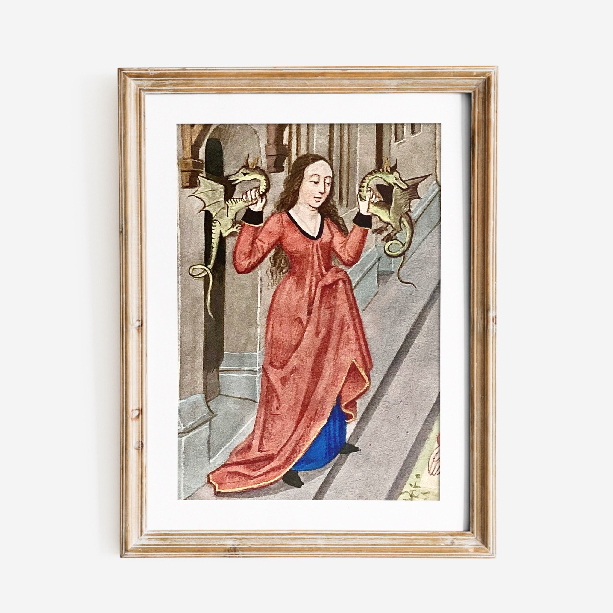 Medieval Illustration, 5x7