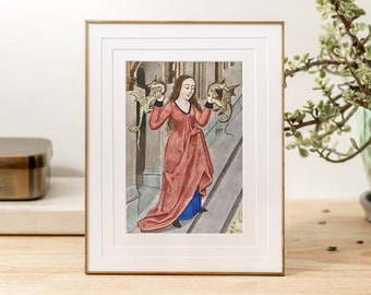 Medieval Illustration, 5x7