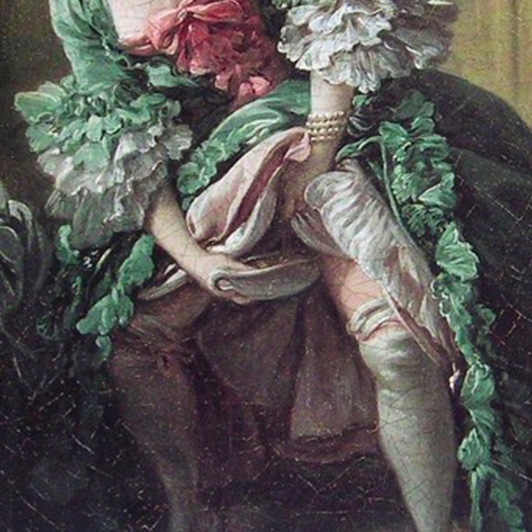 Weird Rococo Bathroom Art, Inappropriate French Antique