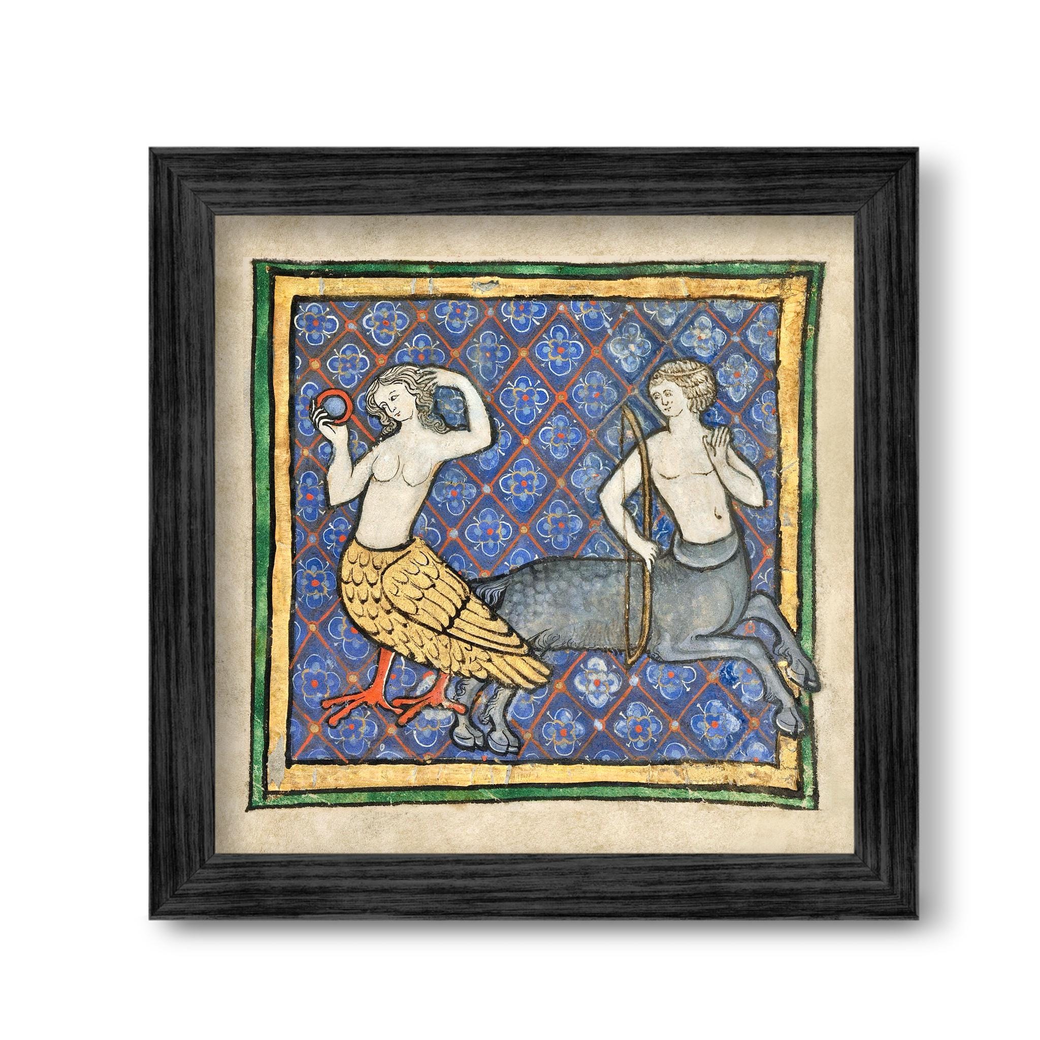 a-siren-and-centaur-medieval-bestiary-illuminated-image-13th-century