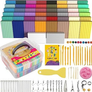 Air Dry Clay, 24 Colors Modeling Clay Kit with 3 Sculpting Tools, Magic Foam CLA