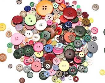 330 Resin Buttons of Various Specifications, Handmade Buttons, Sewing DIY Handicraft Buttons