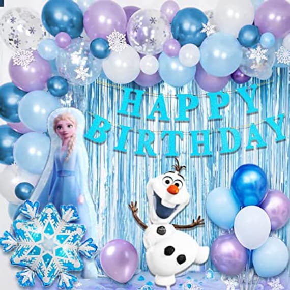 Frozen Birthday Decorations Frozen Birthday Party Supplies Balloons Party Decoration