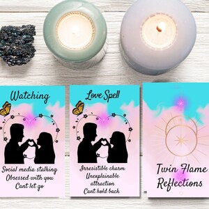 Twin Flame Oracle Cards Printable, Twin Flame Gift, Twin Flame Reading, Twin Flame Oracle Deck, Twin Flame Healing, Soulmate Oracle