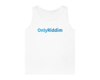 OnlyRiddim - Riddim Dubstep EDM Tank Top - Funny Festival Rave Shirt