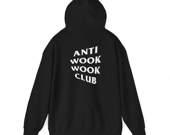 Anti Wook Wook Club - EDM Festival Rave Hoodie - Bass Music Merch