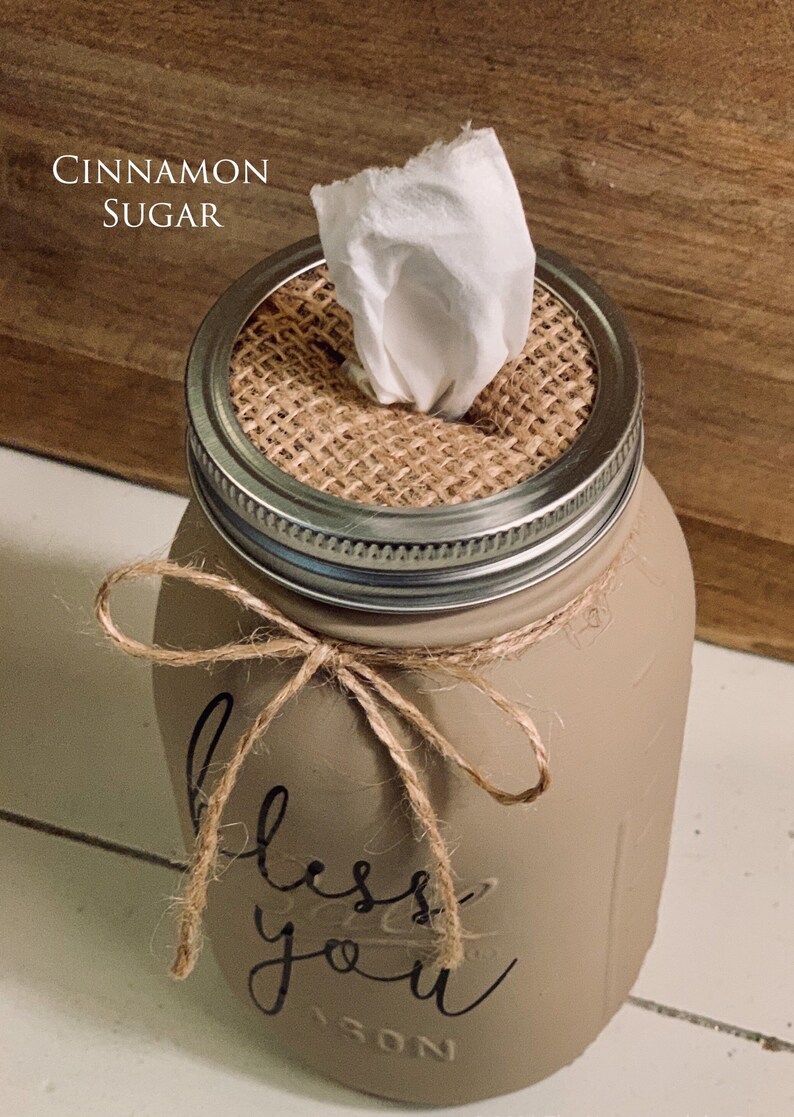 Mason Jar Tissue Holder tissues Included Etsy