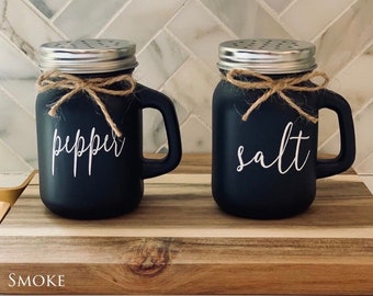 Farmhouse Salt and Pepper Shakers