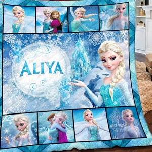 Personalised frozen blanket cheap
