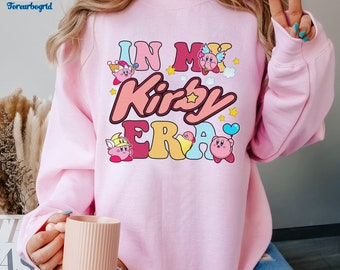 Cute Kirby Sweatshirt | In My Kirby Era Tee | Kirby Hoodie | Kirby Video Game Shirt | Kirby Birthday Shirt | Gift for Gamer