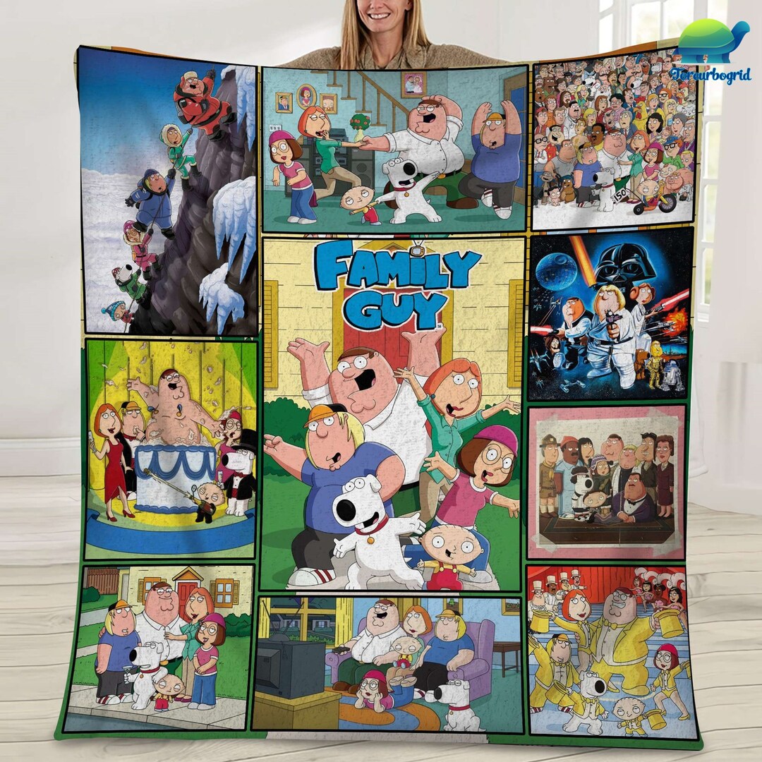 Family Guy Fleece Blanket Girl Boy Blankets Throw Etsy