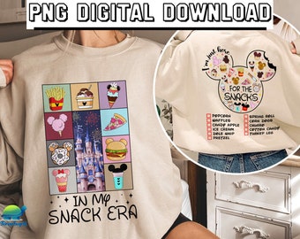 In My Snack Eras Shirt Download | Mickey and Friends PNG | Instant Download | Mickey and Friends Download