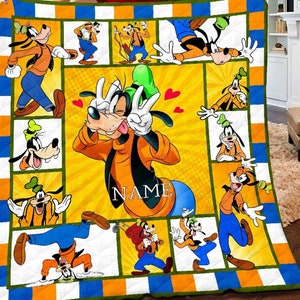 Personalized Goofy Blanket | Goofy Fleece Blanket | Goofy Birthday Theme Party | Goofy Christmas Blanket | Mickey Minnie Goofy