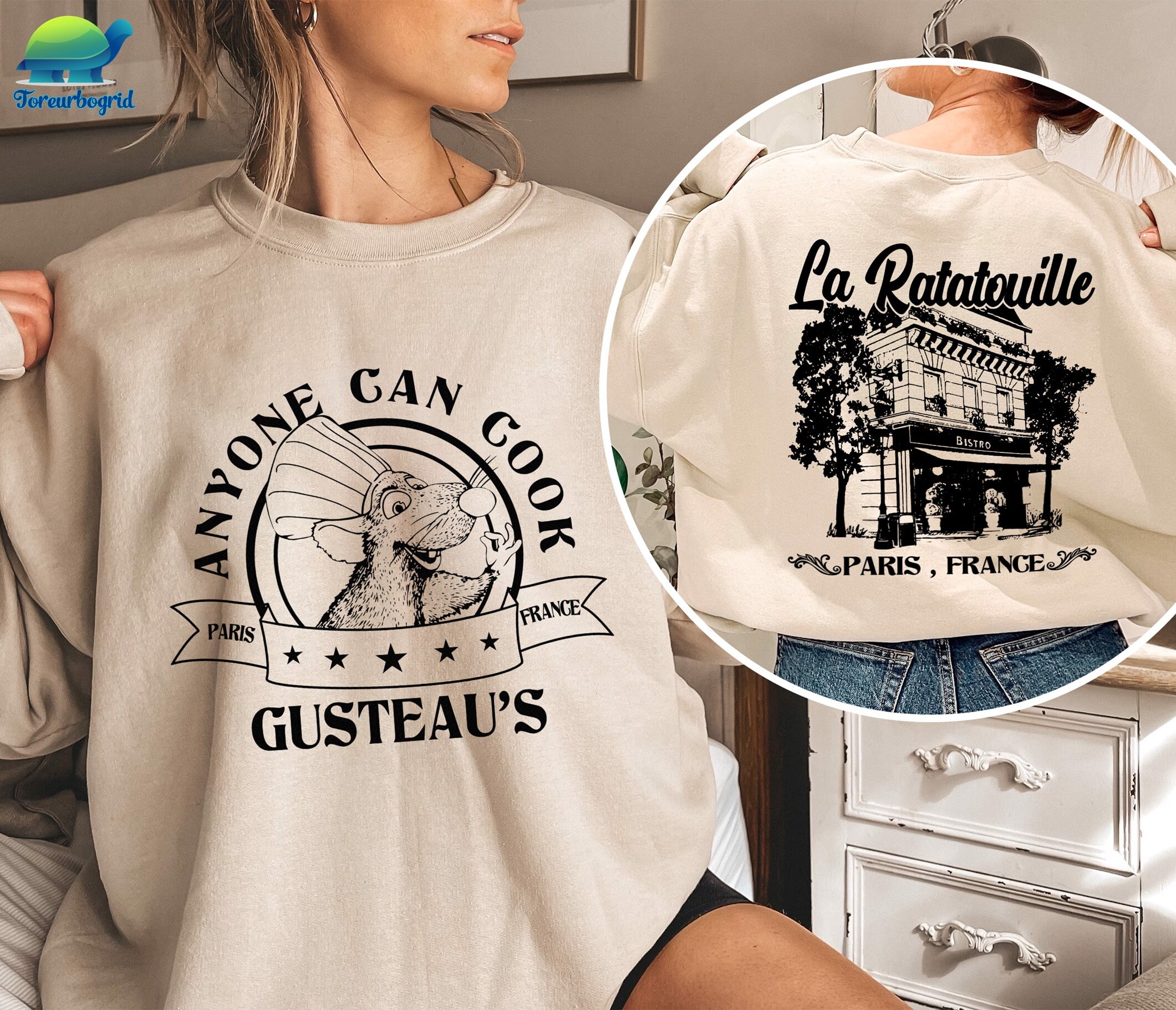 Discover Disney La Ratatouille The Chef Double Sided Sweatshirt