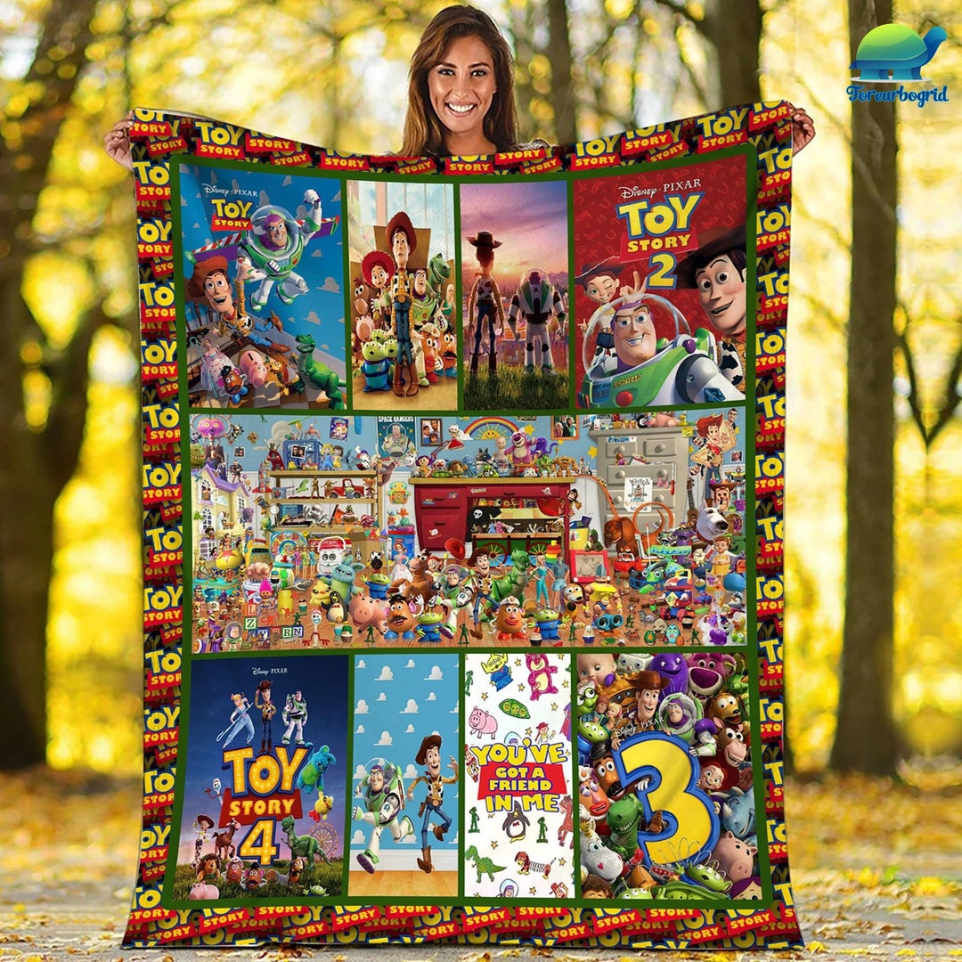 Toy Story Fleece Blanket Buzz Lightyear Fleece Blanket Woody Fleece