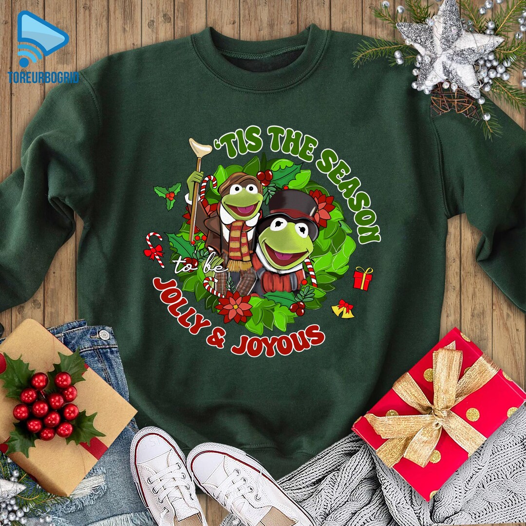 Kermit the Frog Tis the Season Shirt Christmas Frog Shirt Kermit the