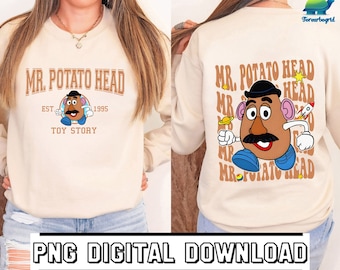 Instant Download | Toy Story Potato Head Shirt Download | Toy Story PNG | Toy Story Friends PNG | Potato Head PNG