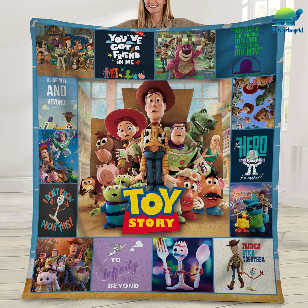 Toy Story Fleece Blanket Buzz Lightyear Fleece Blanket Etsy