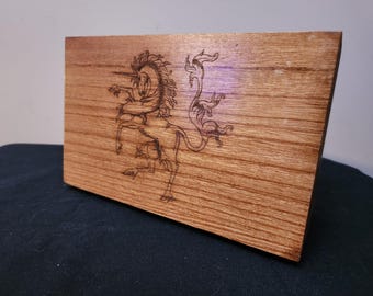 Fantasy Unicorn Wooden Box