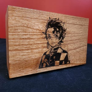 Demon Slayer Tanjiro Kamado Anime Wooden Box