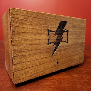 40k White Mongol Scars Wooden Box
