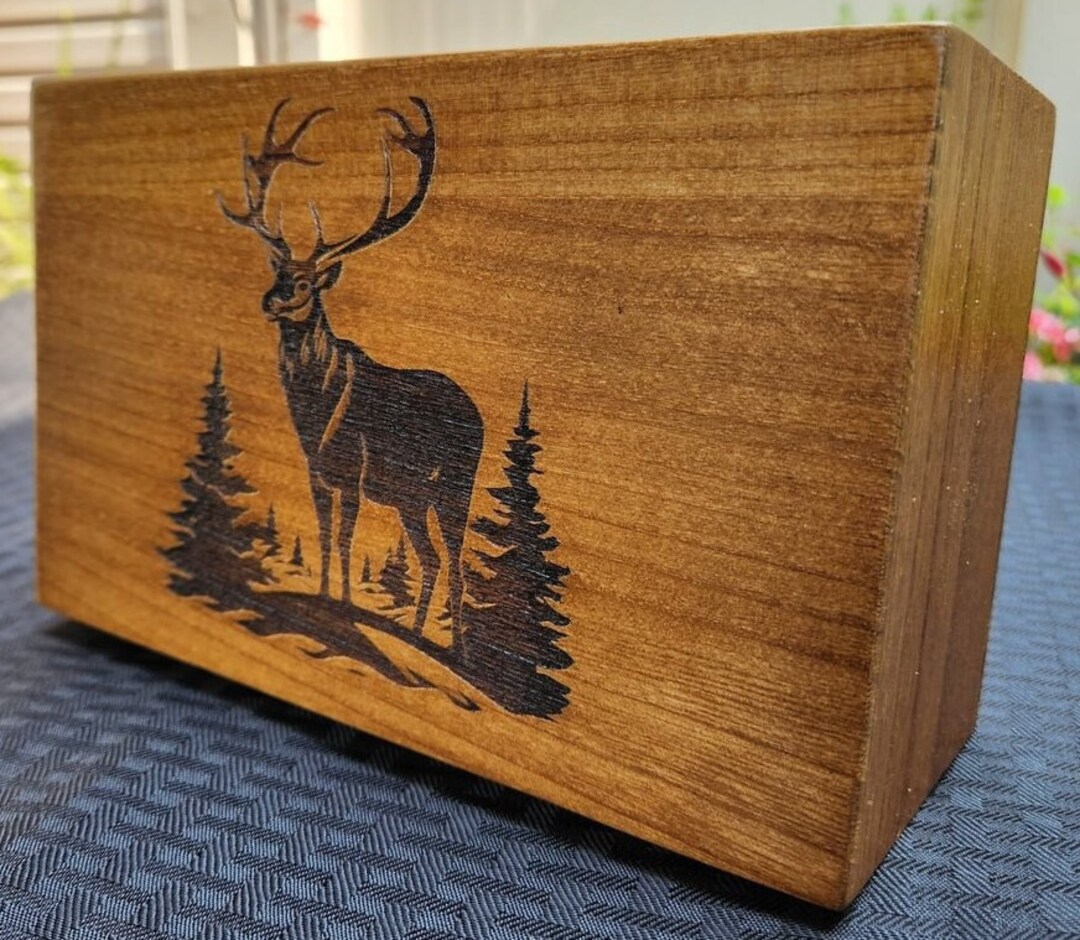 Outdoor Deer Wooden Box - Etsy
