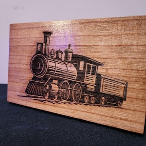 Steam Train Wooden box