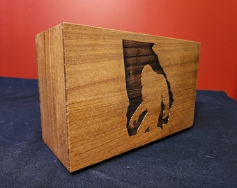Bigfoot Georgia Wooden Box