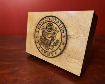 United States Army Wooden Box
