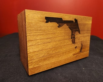 Florida Bigfoot Wooden Box