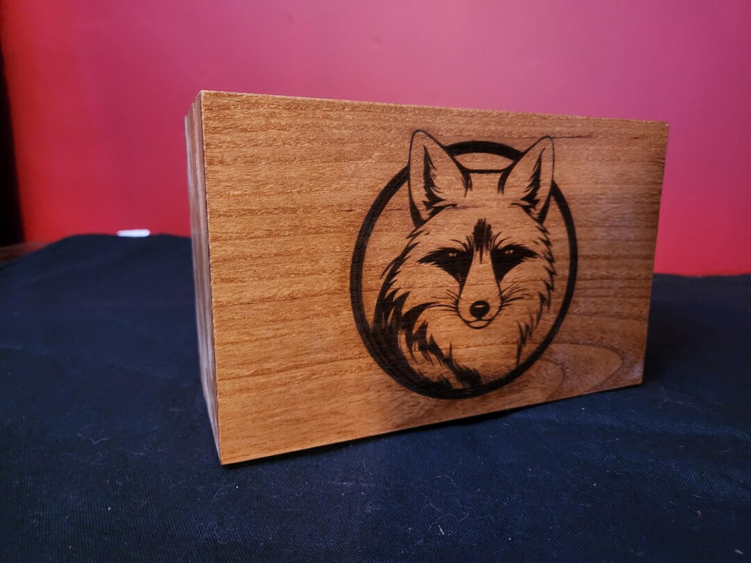 Wilderness Fox Wooden Box - Etsy