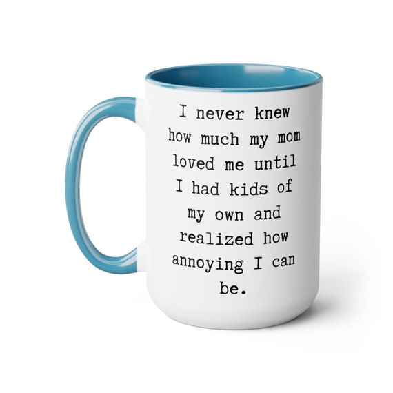 Motherhood Where Every Day Is A New Lesson Funny Mom Gift Quote Gag Coffee  Mug by Jeff Creation - Pixels