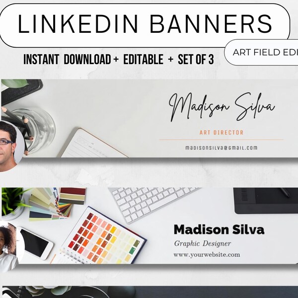 Linkedin Banner HIGH QUALITY Office Background EXCLUSIVE minimalist ...