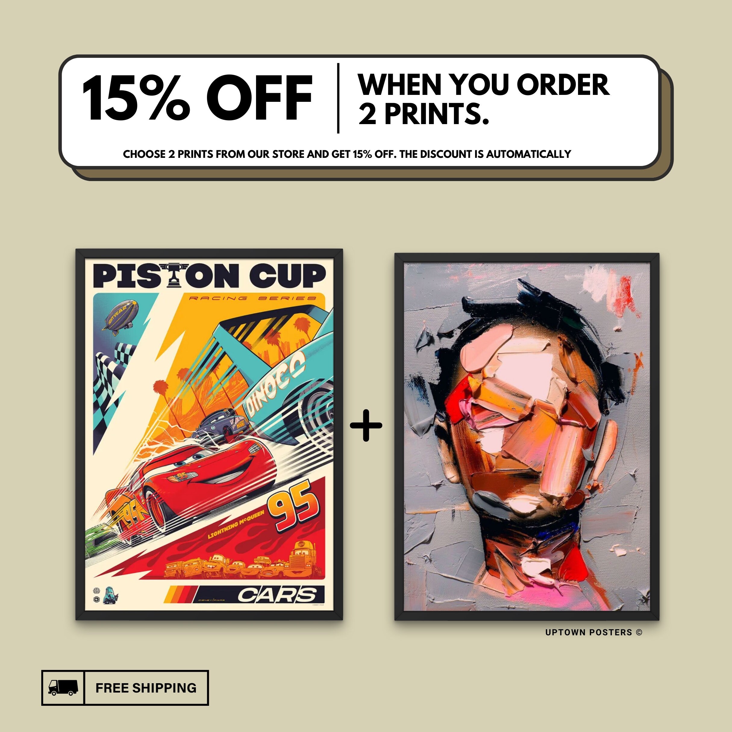 Cars Posters Cartoon Posters Animation Posters Movie Etsy