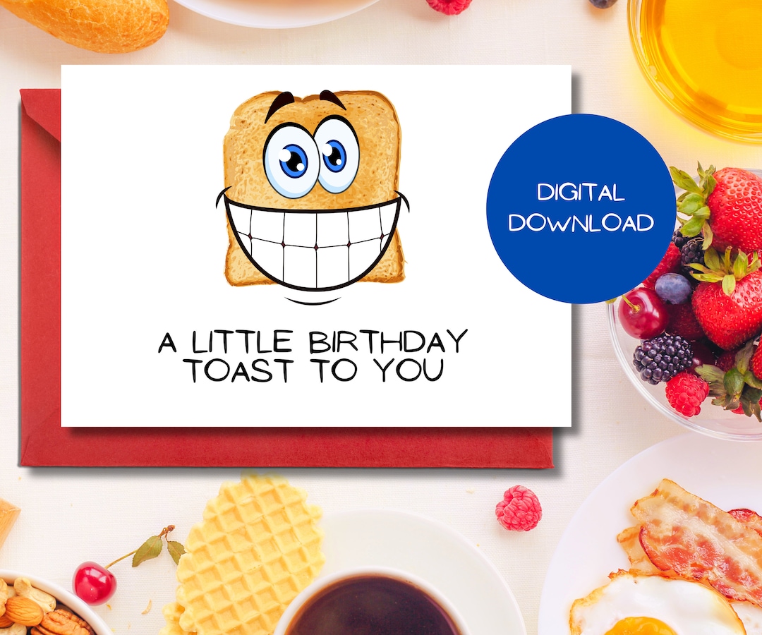 Funny Birthday Card, Hilarious Greeting Card for Birthdays, Print at ...