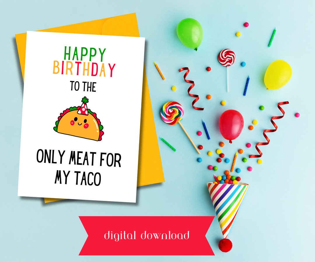 Inappropriate Birthday Card Husband | Digital Print | Birthday Card for ...