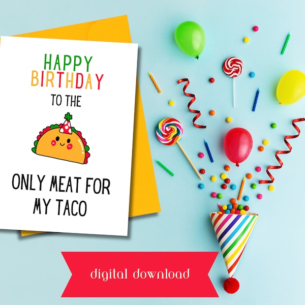 Inappropriate Birthday Card Husband | Digital Print | Birthday Card for Husband | Raunchy Birthday Card | Boyfriend | Instant Download