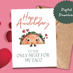 Tarjeta de Aniversario para Cónyuge / Novio / Esposo / Descarga Digital