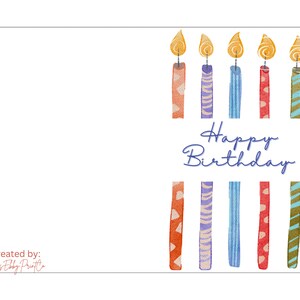 Printable Digital Birthday Card | Happy Birthday | Printable Card ...