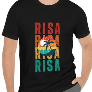 Risa funny graphic tee parody tourist travel shirt - gift for trekkies, sci-fi fans, TNG, Riker