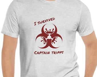 Stephen King The Stand Capitán Tripps gráfico Unisex Jersey camiseta de manga corta Camiseta amante del libro