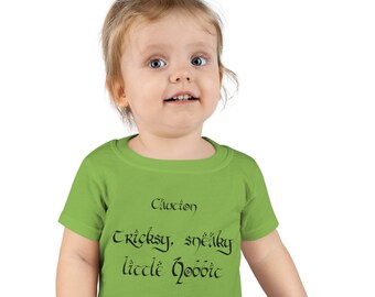 Tricksy Hobbits Toddler T-shirt - gift for parents, toddlers, LOTR fans, fantasy fans